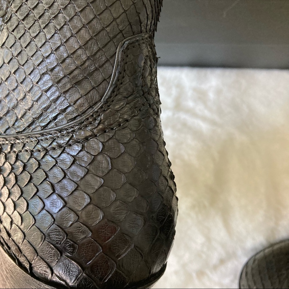 Saint Laurent Python Boots - Picture 10 of 10
